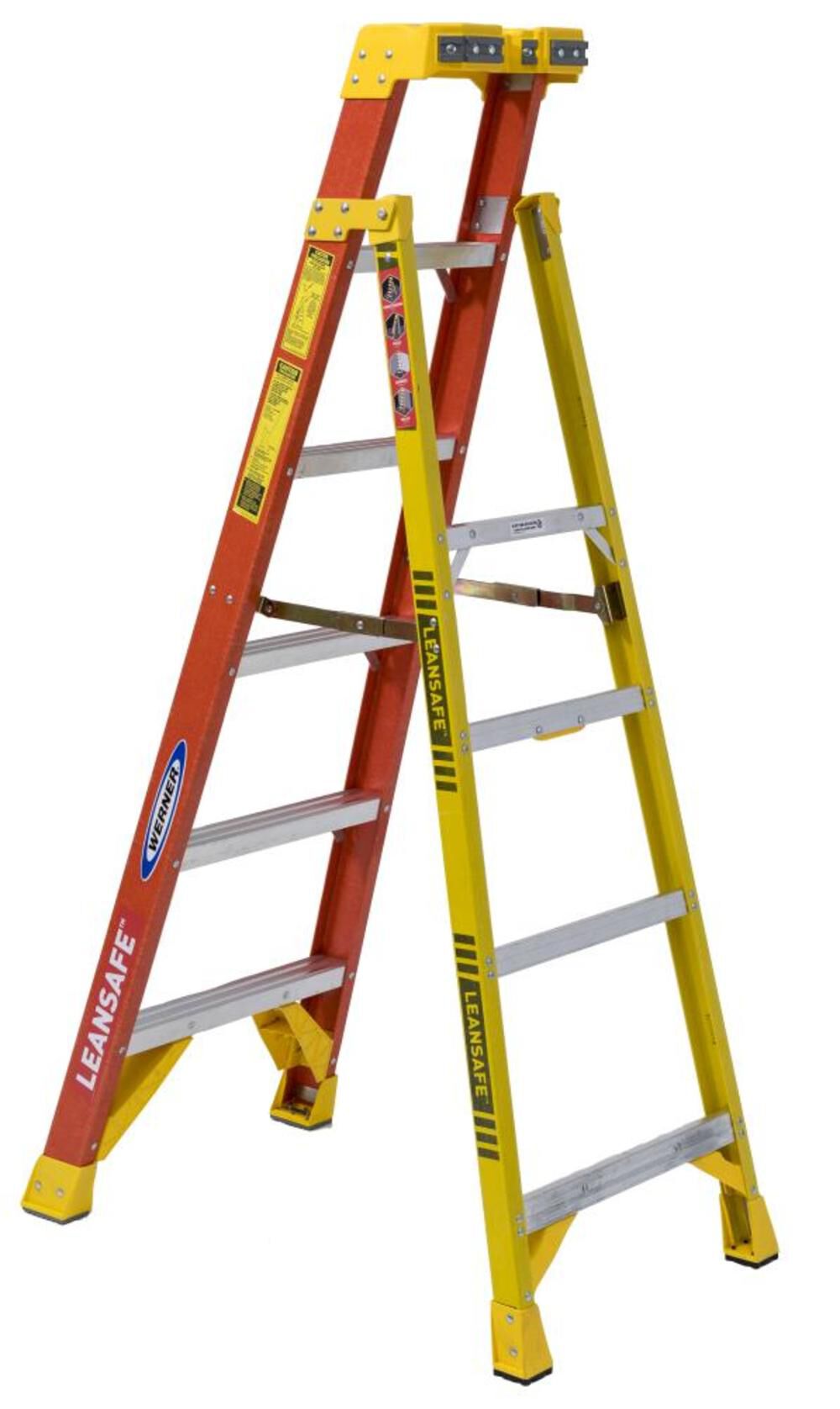 Werner 6Ft LEANSAFE Type IA Fiberglass Leaning Ladder, large image number 2
