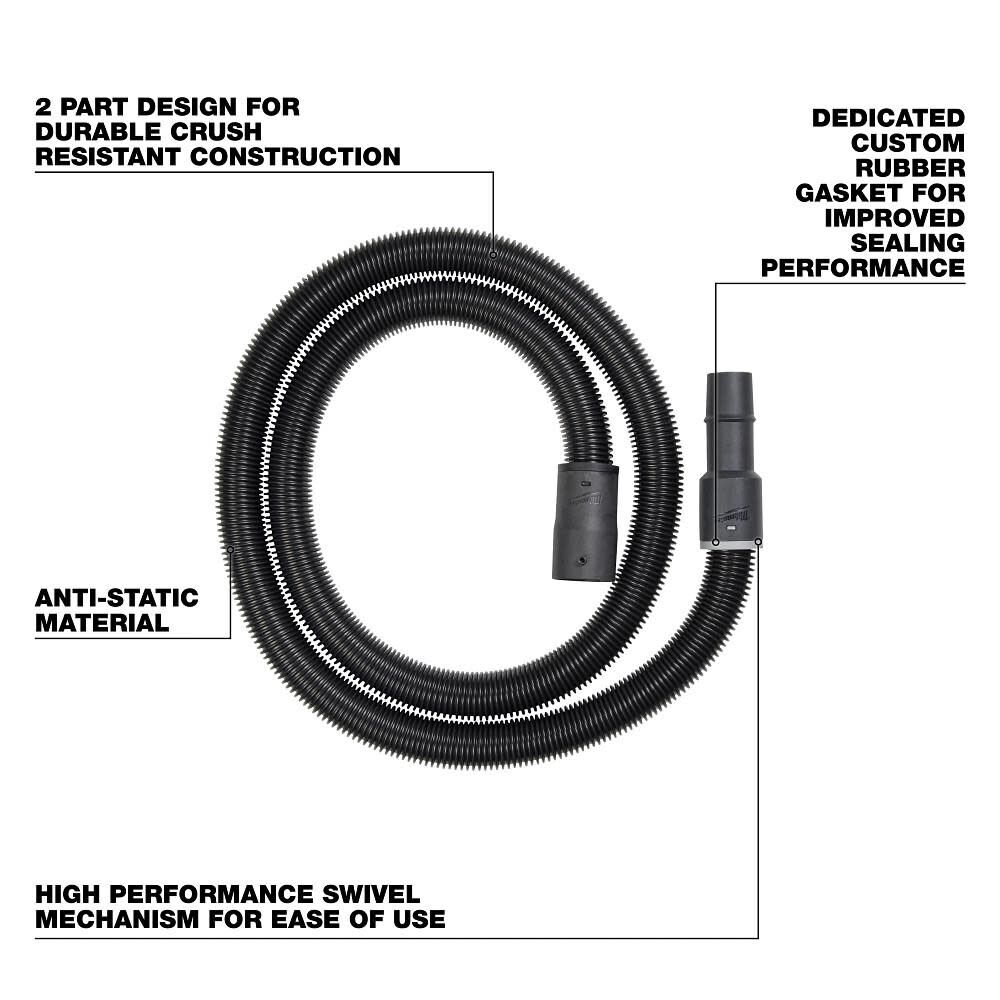 Milwaukee 1 7/8inch x 9' Flexible Hose, large image number 2