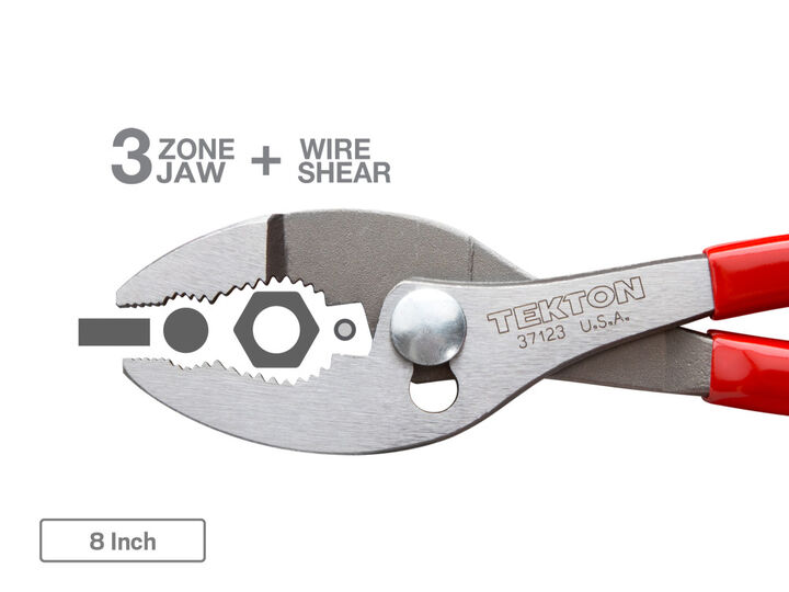 Tekton Slip Joint Pliers Set, 3-Piece (6-1/2, 8, 10 Inch), large image number 4