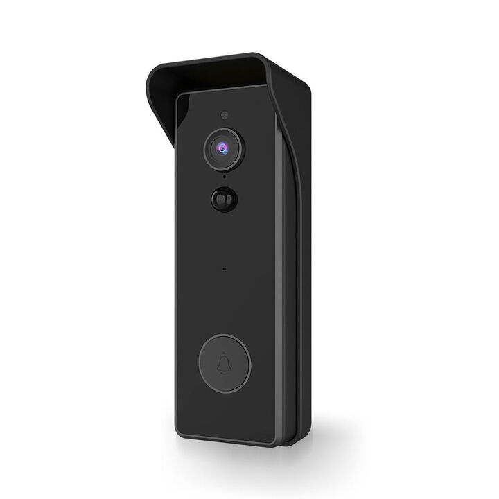Feit Electric Wired or Battery-Powered Wireless Wi-Fi Smart Video-Enabled Doorbell