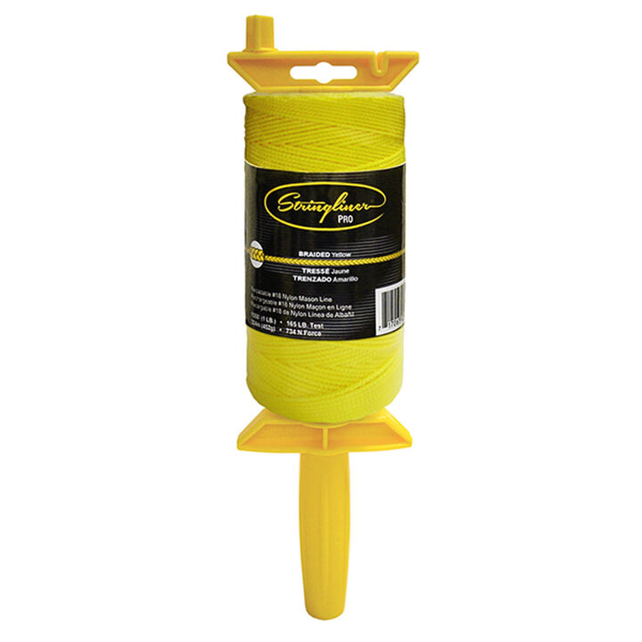 Stringliner Pro Braided Yellow 1000 ft