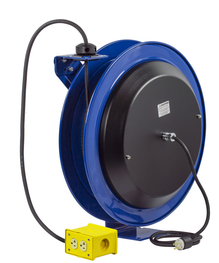 Coxreels Spring Driven Cord Reel Quad Industrial Rec 12GA x 100', large image number 1