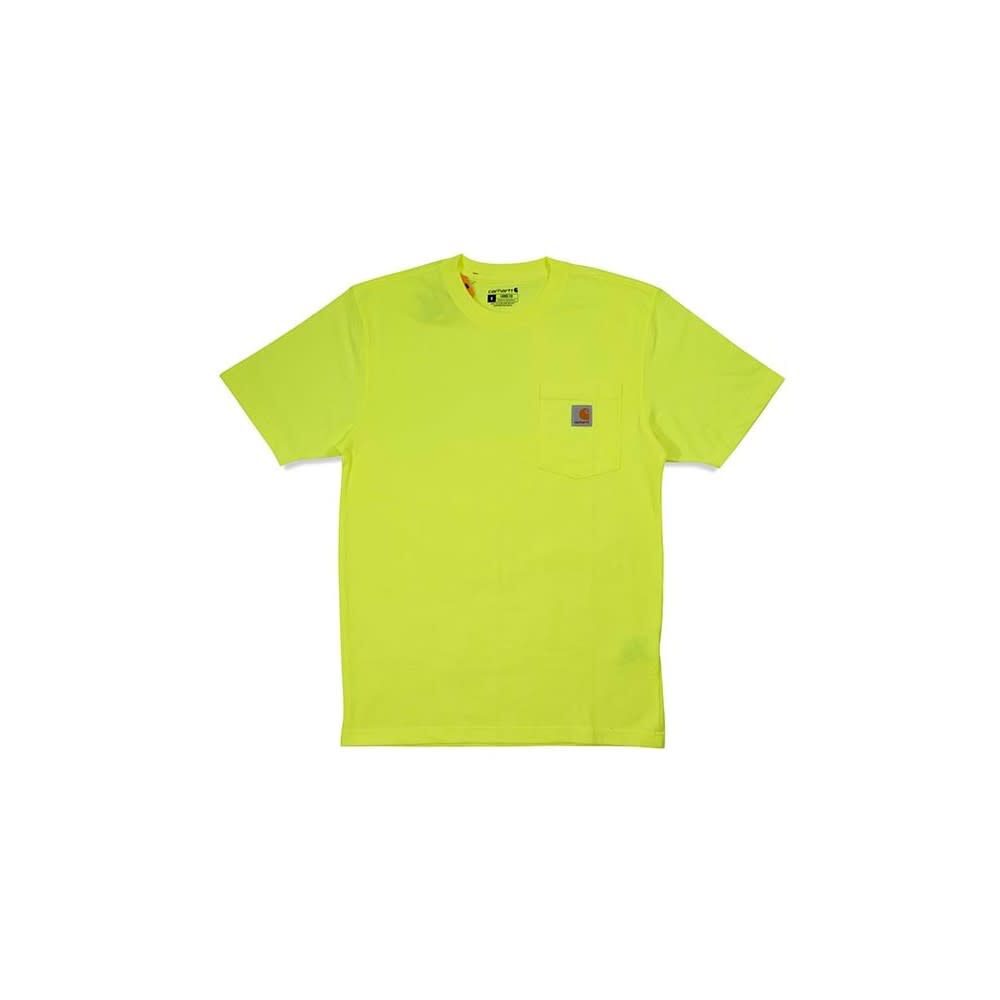 Carhartt Men's Cotton Short-Sleeve T-Shirt, Bright Lime, Medium, large image number 2