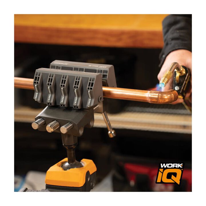 Work IQ Double-Sided Purpose-Built Reversible Pipe Fit IQ Vise Jaw, large image number 1