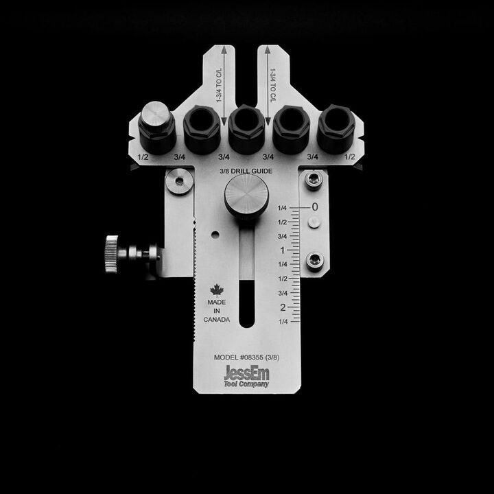 JessEm Stainless Steel Dowelling Jig Season Professional Kit, large image number 1