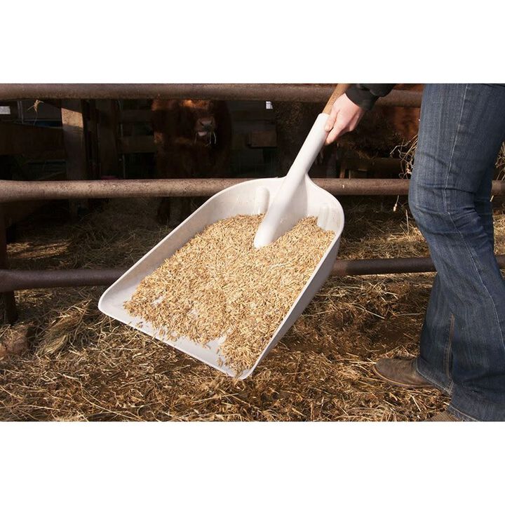 Ames 27.5 Inch D-Grip Poly Scoop Shovel with Hardwood Handle, large image number 1
