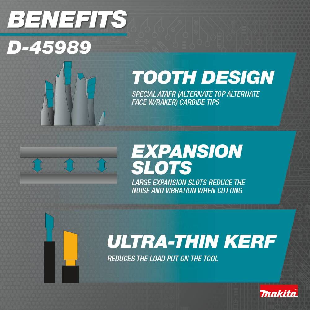 Makita 7-1/4 in. 24T General Purpose Framing Blade 10pk, large image number 5