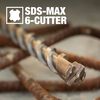 Makita 5/8in x 21in SDS MAX Bit 6 Cutter, small image number 4
