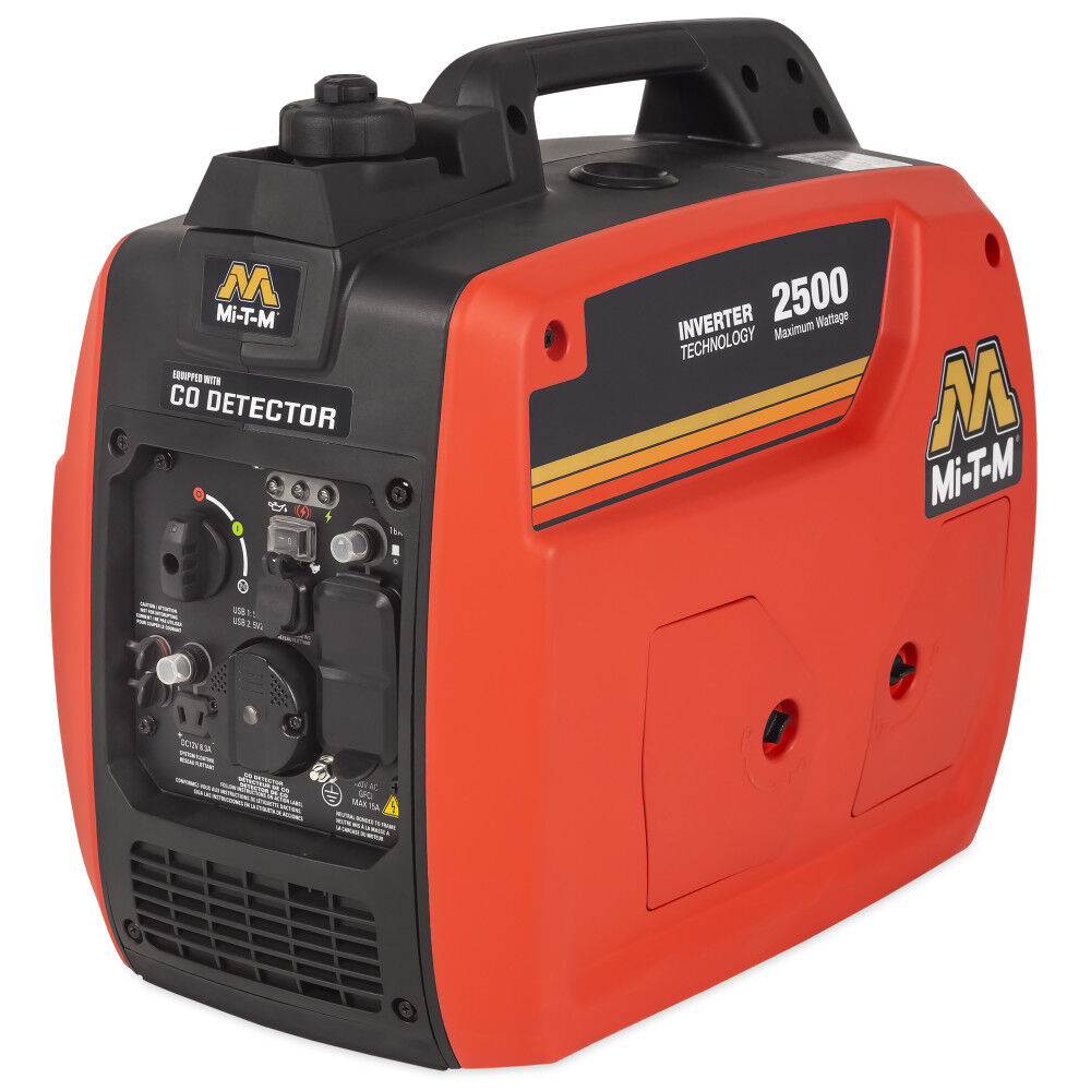 Mi T M 2,500 Watt Gas Powered 50-State Portable Inverter Generator with CO Detector, large image number 1