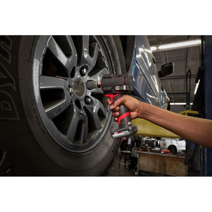 Milwaukee M12 FUEL Stubby 3/8" Impact Wrench (Bare Tool) with Protective Boot, large image number 3