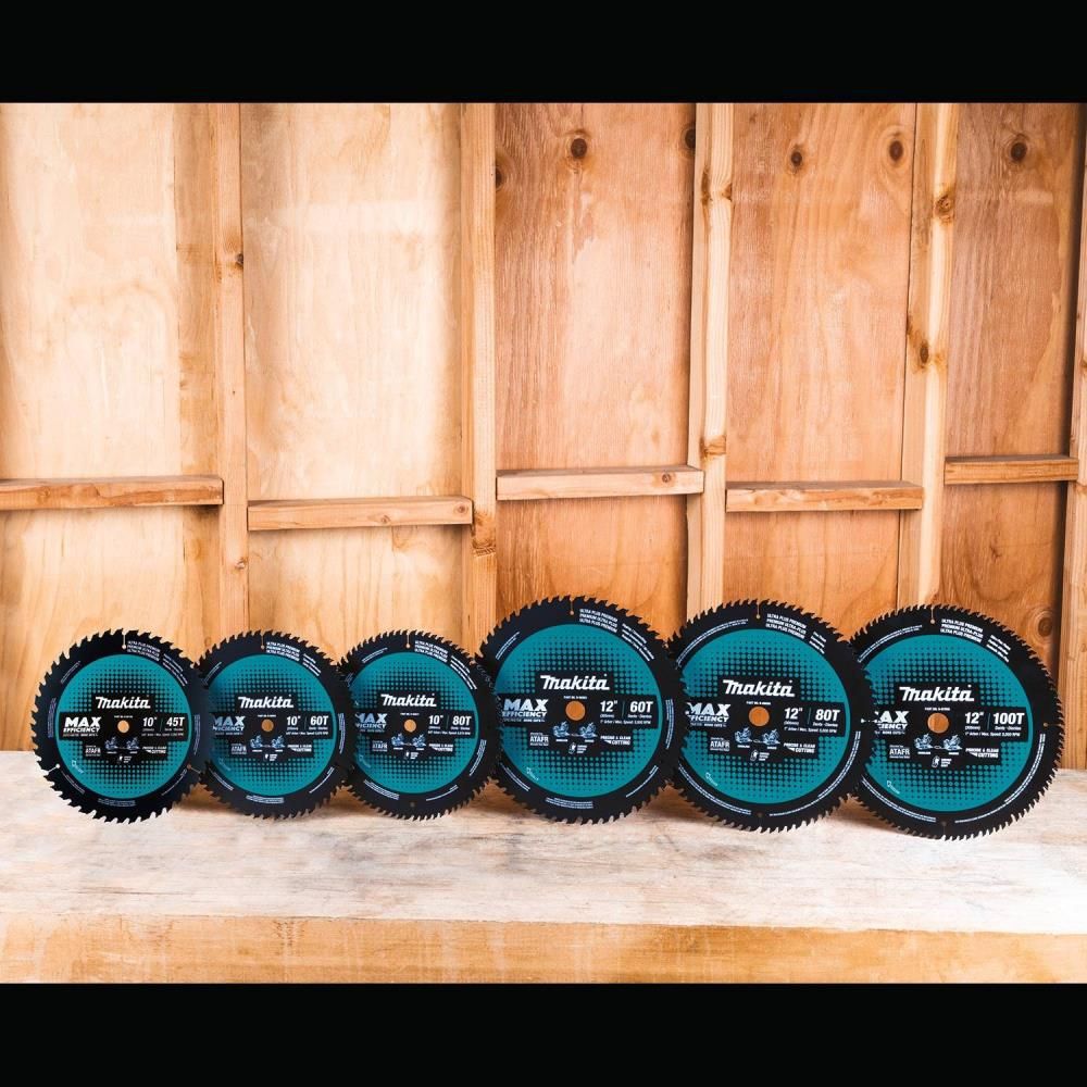 Makita 12in 60T Carbide-Tipped Max Efficiency Miter Saw Blade, large image number 10