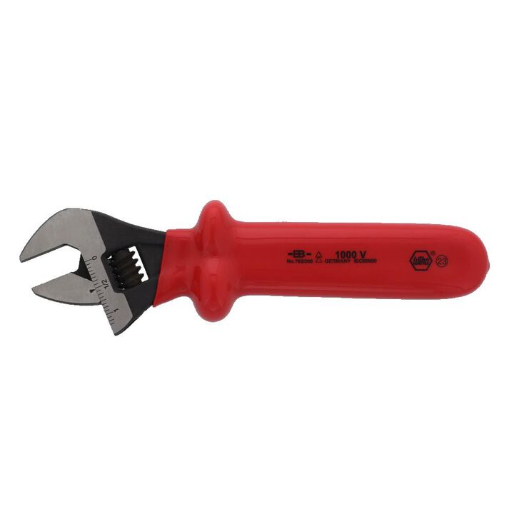 Wiha 8 Inch Insulated Adjustable Wrench