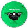 Metabo HPT Fine Finish 12 Inch 80-Tooth Saw Blade, small image number 1