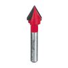 Freud 1/2 In. (Dia.) V Grooving Bit with 1/4 In. Shank, small image number 1
