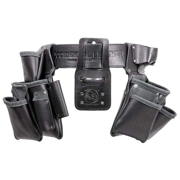 Occidental Leather Pro Framer Tool Belt Set with Double Outer Bag, Medium