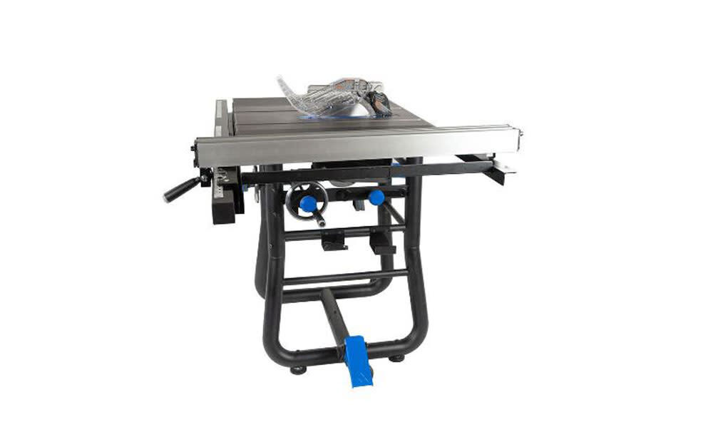 Delta 10 Inch Left Tilt Contractor Saw with 30 Inch RH Rip with Steel Wings, large image number 2