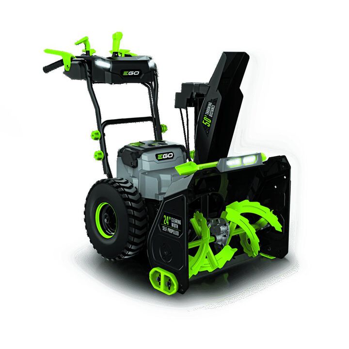 EGO POWER+ Snow Blower 24in Self-Propelled 2 Stage with Two 7.5 Ah Batteries, large image number 2