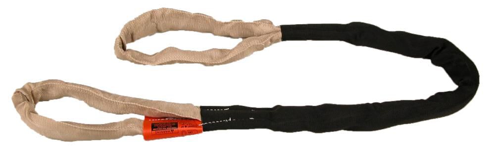 Lift-All 10 Ft Tuflex Eye and Eye Tan Polyester Round Sling, large image number 1
