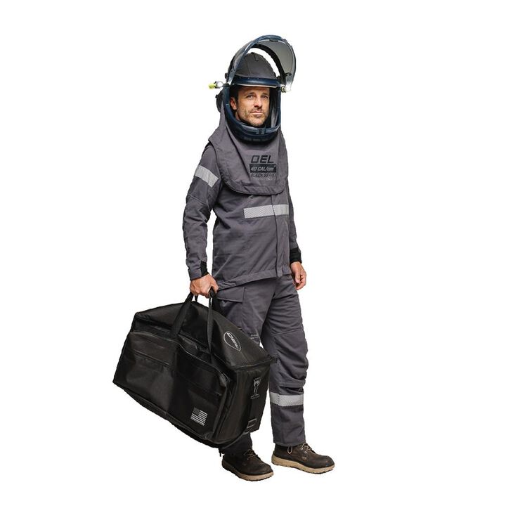 OEL 40 Cal Jacket and Bib Overall Kit Mens Charcoal Gray Small, large image number 0