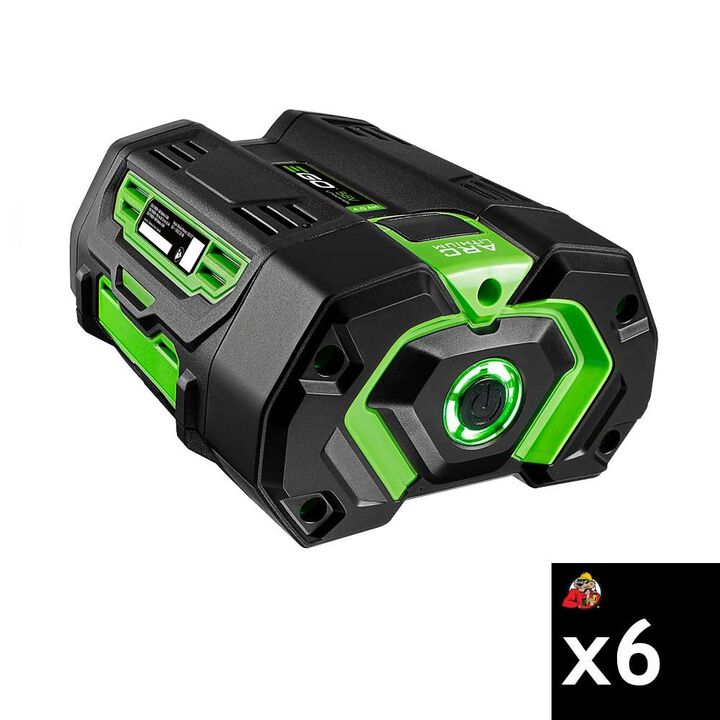 EGO Power+ 56V 4Ah ARC Lithium Battery with Fuel Gauge 6 Pieces