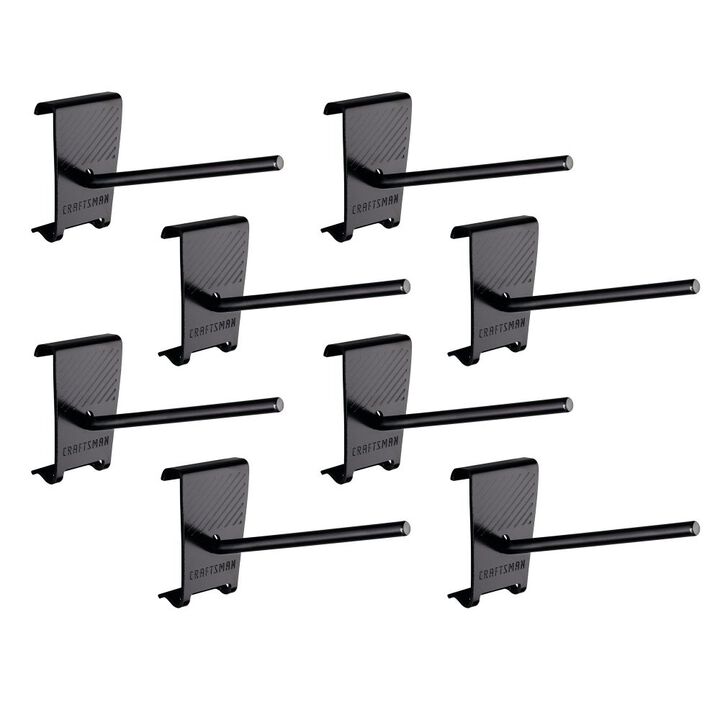 CRAFTSMAN VERSATRACK Garage Storage System Peg Hooks 8 Pieces