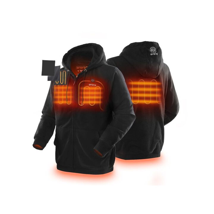ORORO Unisex Heated Fleece Hoodie Kit