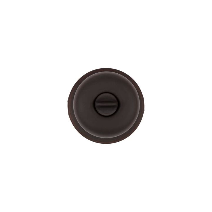 Kwikset Venetian Bronze Bed/Bath Juno Privacy Door Knob, large image number 3