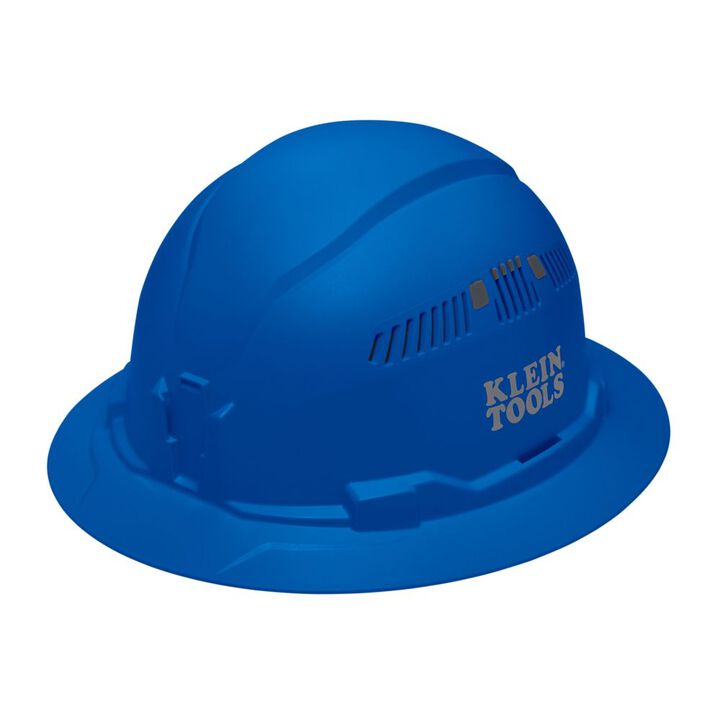 Klein Tools Full Brim Style Vented Hard Hat Blue, large image number 0