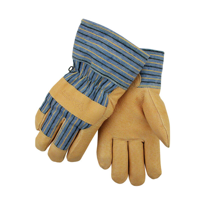 Black Stallion Grain Pigskin Leather Winter Work Gloves Medium