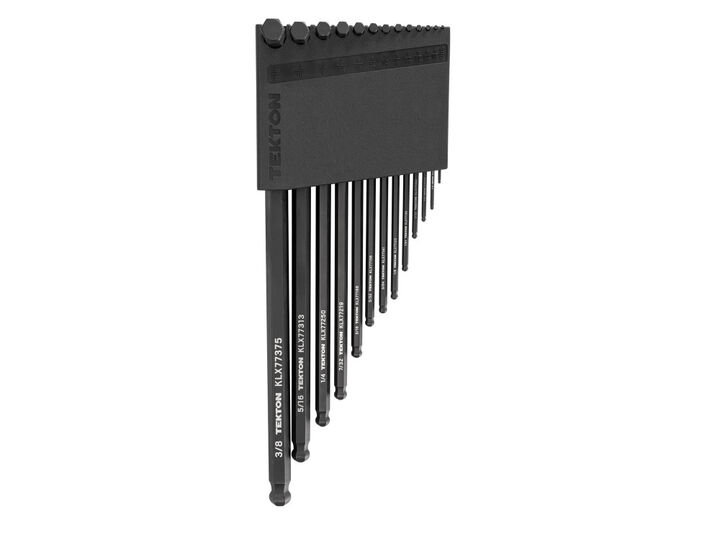 Tekton Short Arm Ball End Hex L-Key Set, 13 Piece (0.050-3/8 Inch)