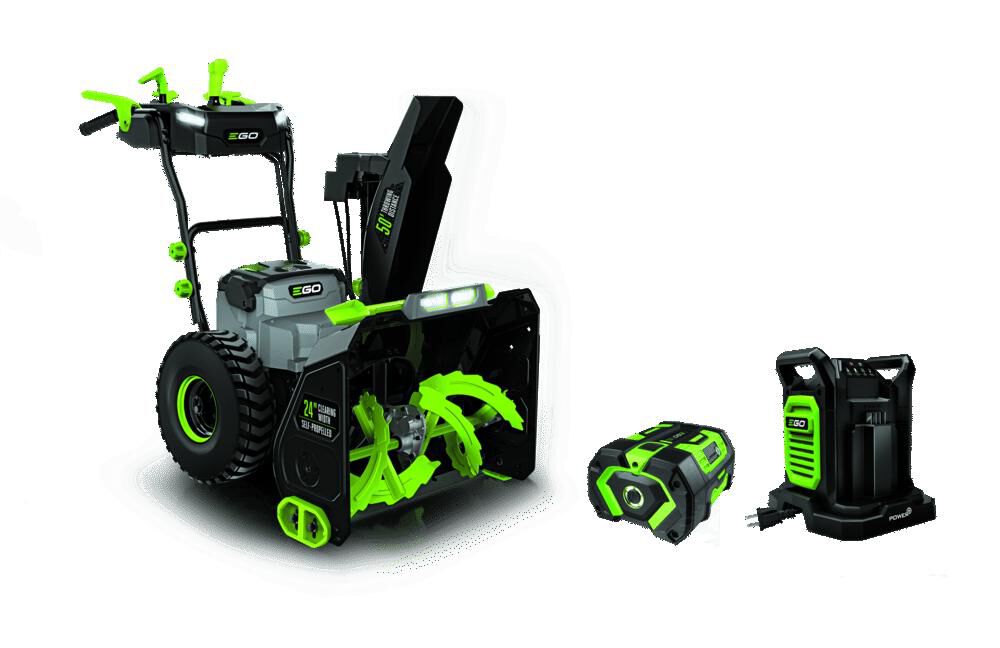 EGO POWER+ Snow Blower 24in Self-Propelled 2 Stage with Two 7.5 Ah Batteries, large image number 6