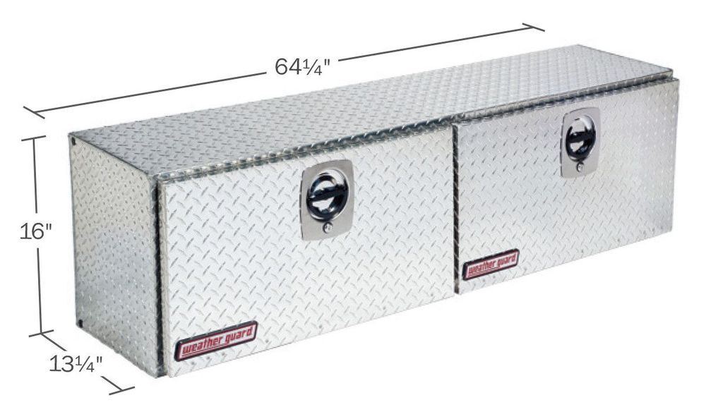 Weather Guard Hi Side Box Truck Toolbox Aluminum 7.9 cu ft, large image number 2