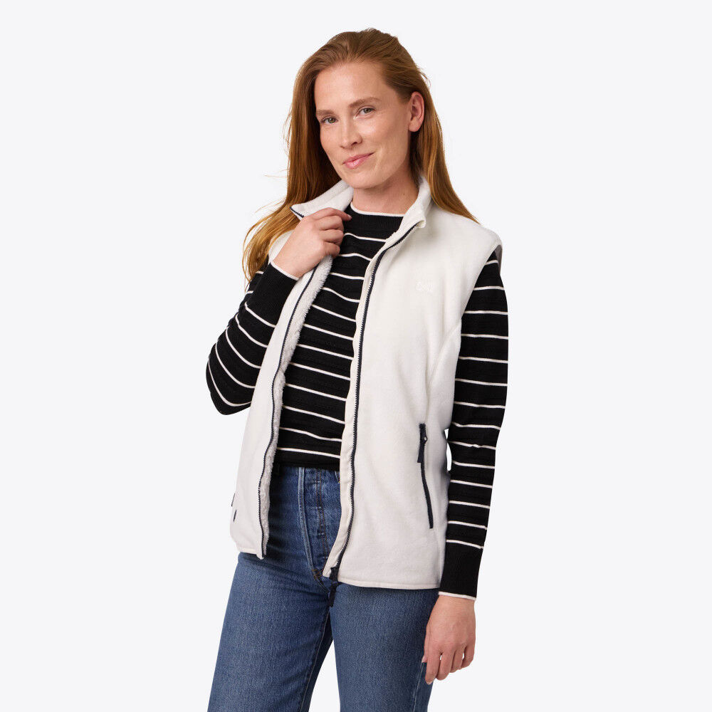 Mobile Warming Trek 2.0 Fleece Heated Vest Kit 7.4V Womens Cream Medium, large image number 3