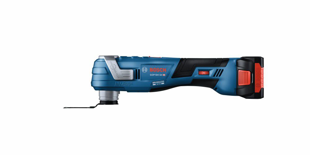 Bosch 18V Brushless StarlockPlus Oscillating Multi-Tool Kit with CORE18V 4 Ah Advanced Power Battery, large image number 4