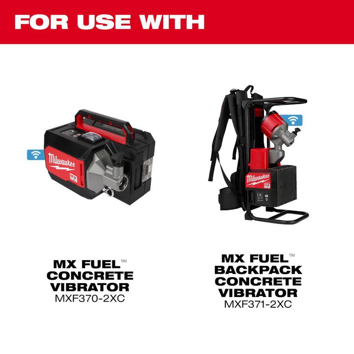 Milwaukee 1-1/4 Inch Concrete Vibrator Head, large image number 1
