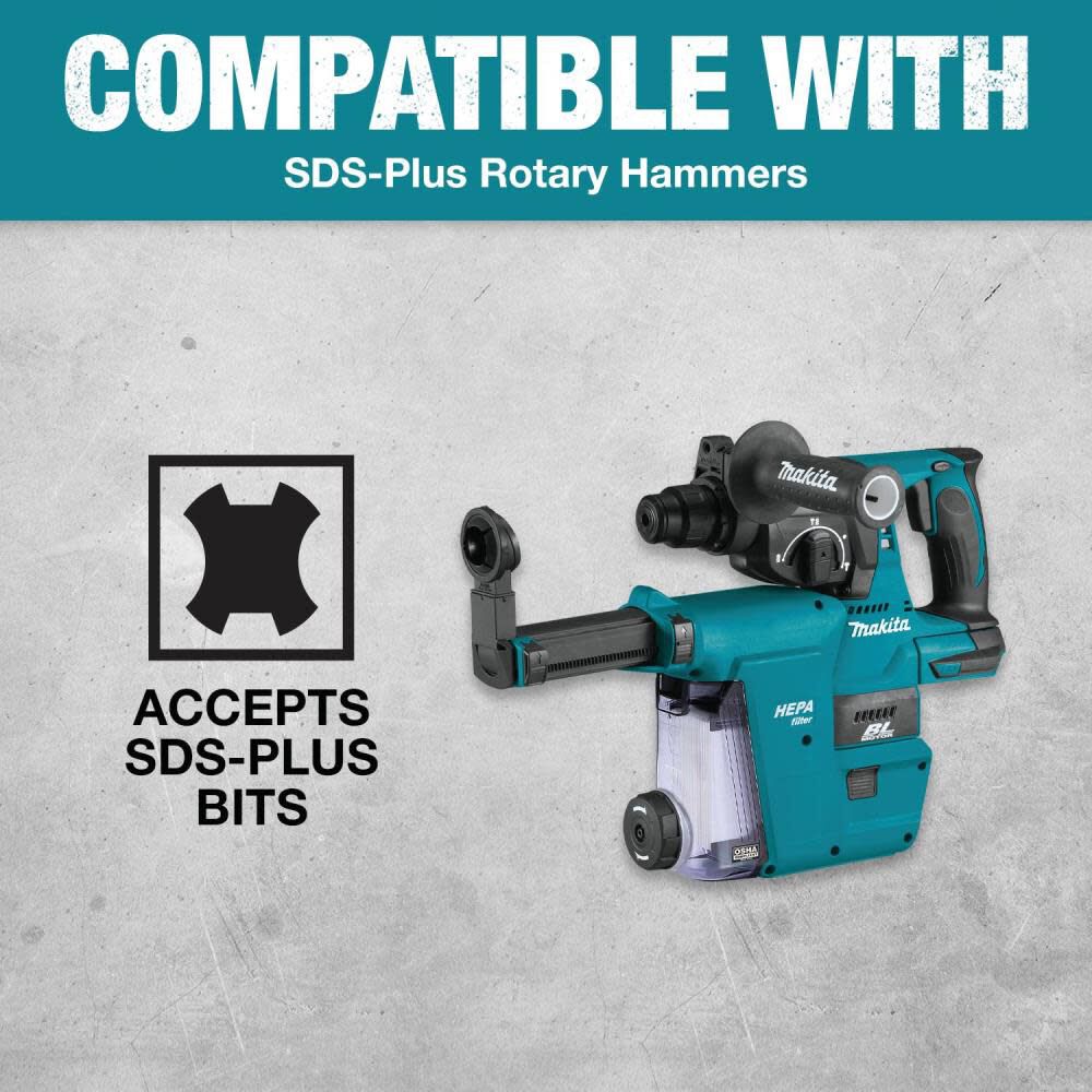 Makita 5/16in x 12in SDS Plus Bit 3 Cutter, large image number 2