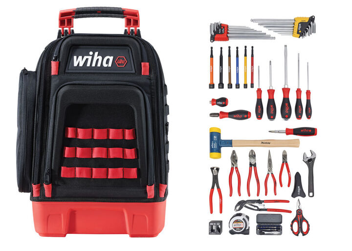 Wiha Industrial MRO Set in Heavy Duty Backpack 80pc