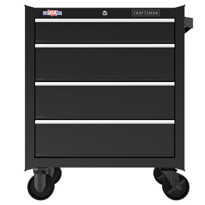 CRAFTSMAN S1000 Series 4-Drawer Cabinet, Black, large image number 3