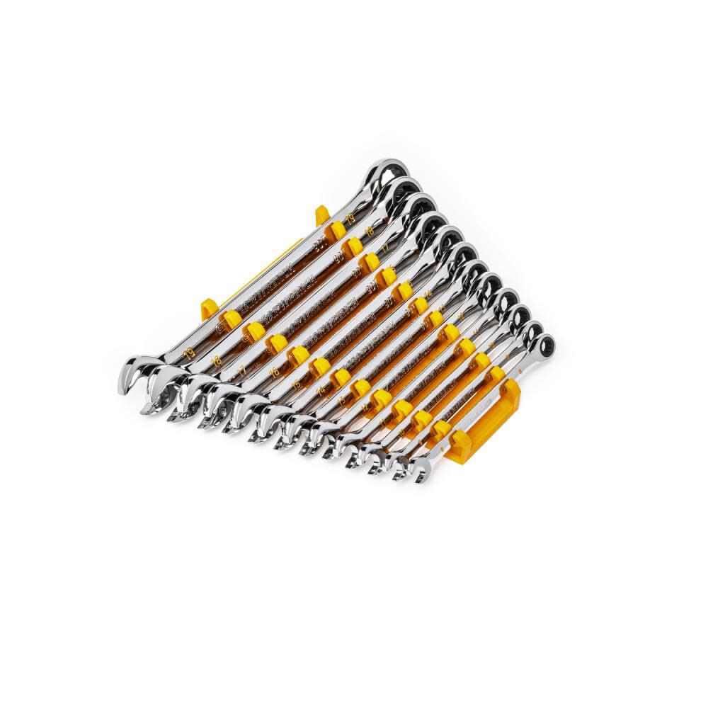 GEARWRENCH 12 Pc 90T 12 Point Metric Combination Ratcheting Wrench Set, large image number 7