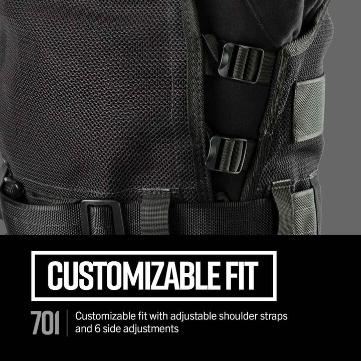 Diamondback Toolbelts Nylon Mesh Cool Comfort Tool Belt Vest Black Medium/Large, large image number 1