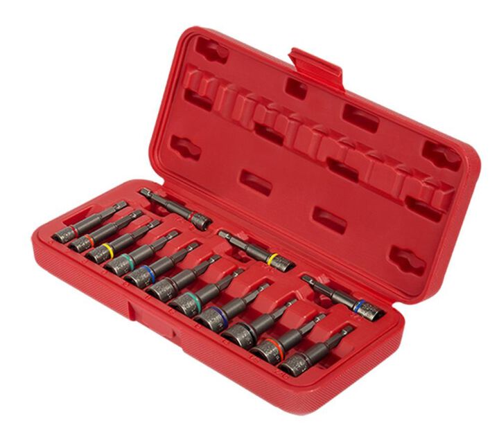 Sunex Impact Ready Magnetic Nut Setters Set SAE MM 14 Pc