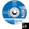 Pferd COMBICLICK 4-1/2 Inch Aluminum Felt Disc Bundle, 5 Pieces, small image number 1