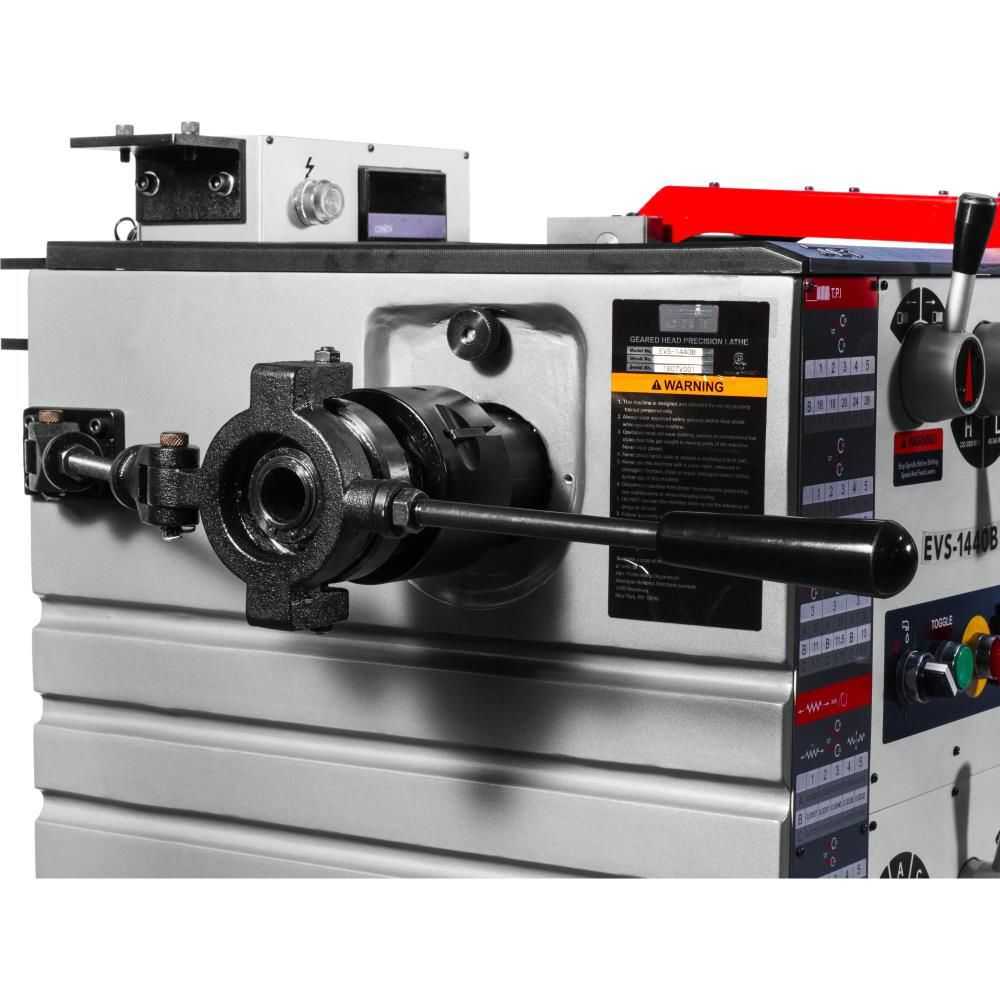 JET 14 x 40 Lathe with Newall DP700 DRO & Collet Closer, large image number 2