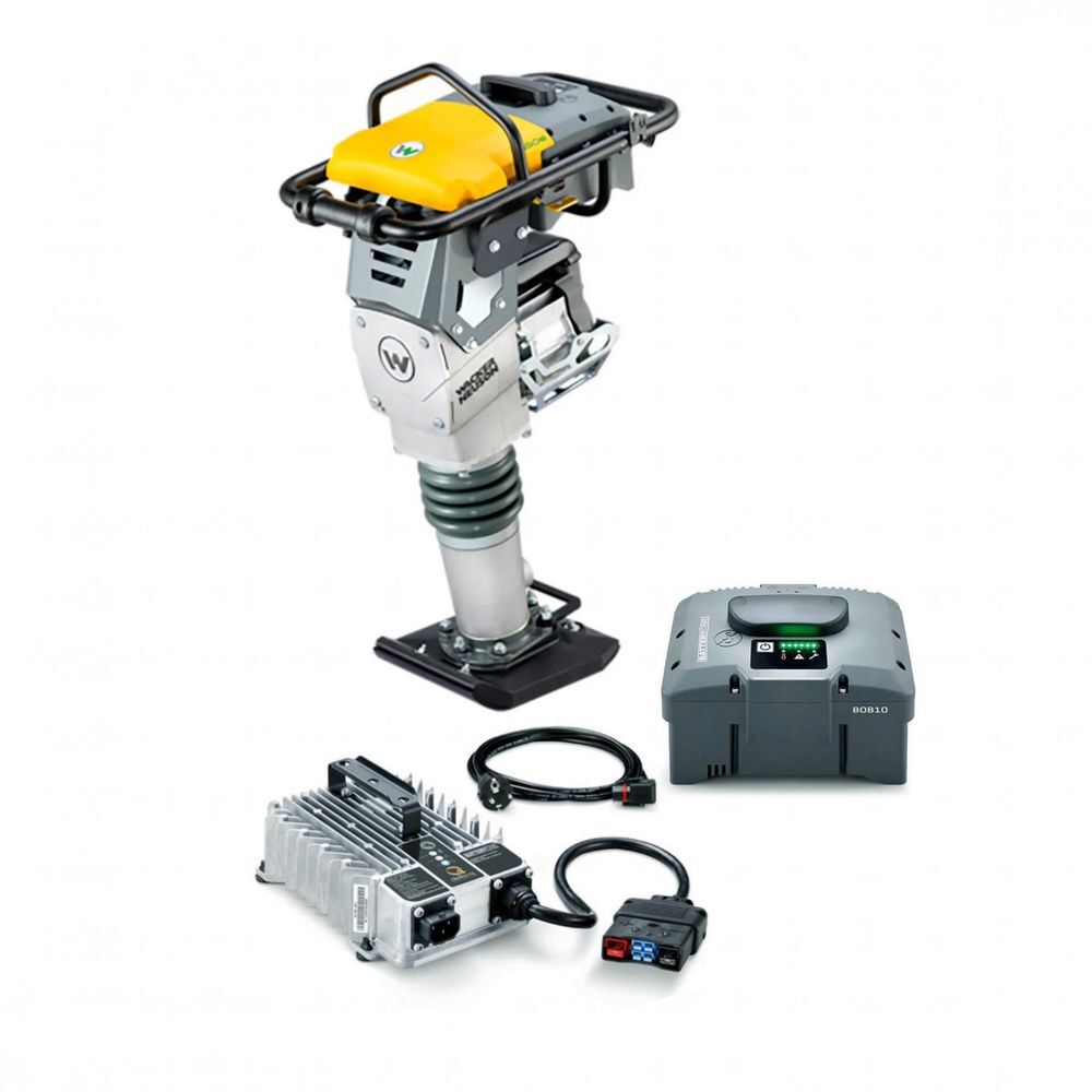 Wacker Neuson 2022 AS50E Battery Vibratory Rammer with BOB10 Battery & Standard Charger, large image number 4
