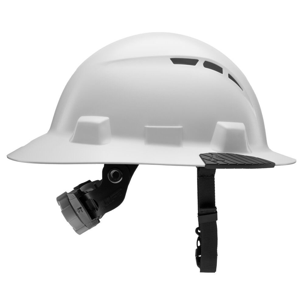 Lift Safety IDAX Vented Full Brim White Hard Hat, large image number 1