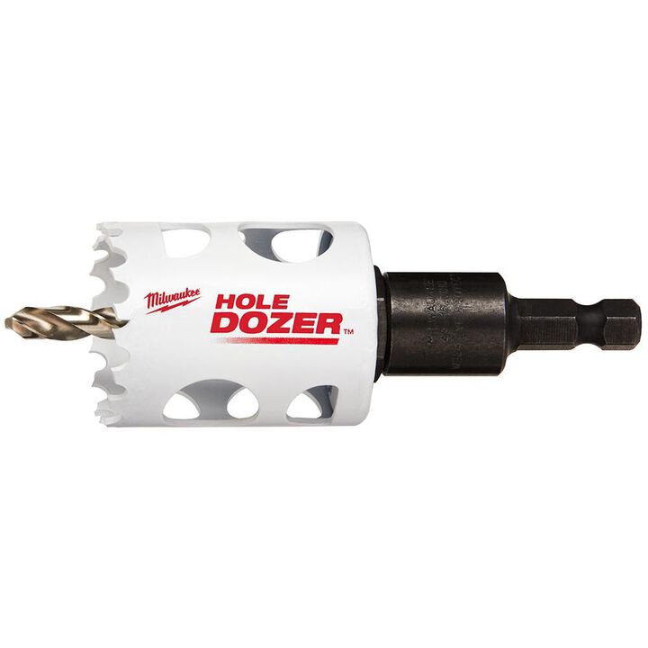 Milwaukee 1-1/2 in. Hole Dozer Bi-Metal Hole Saw with 3/8 in. Arbor