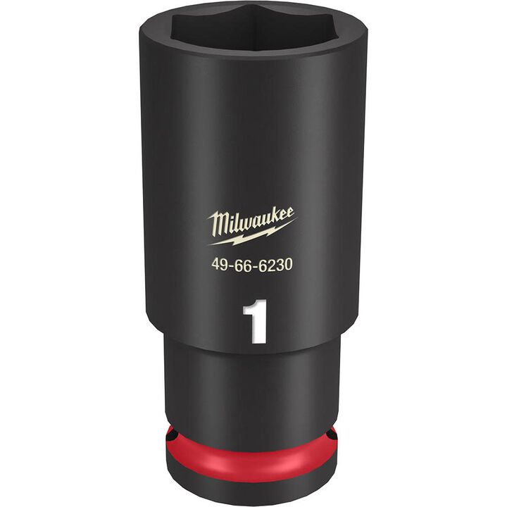 Milwaukee SHOCKWAVE Impact Duty Socket 1/2in Drive 1in Deep 6 Point