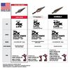 Milwaukee #2 Step Drill Bit 3/16 in. - 1/2 in. x 1/16 in., small image number 5