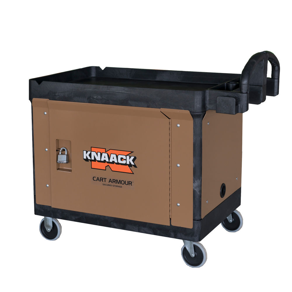 Knaack Cart Armour Mobile Cart Security Paneling Rubbermaid Utility Cart #4520-88, large image number 1