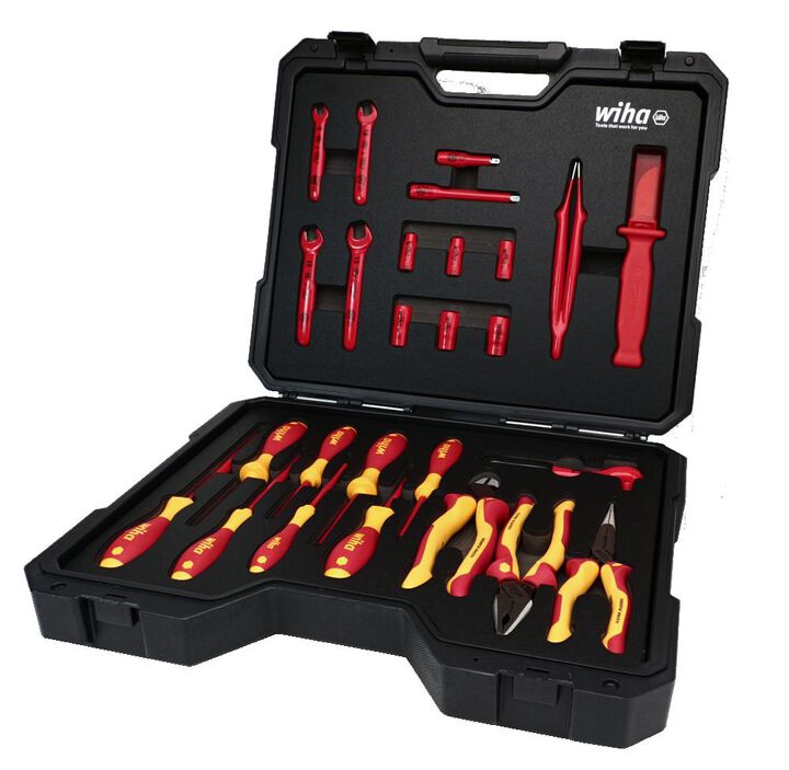 Wiha Insulated Hybrid & EV Essentials Tool Kit 26pc
